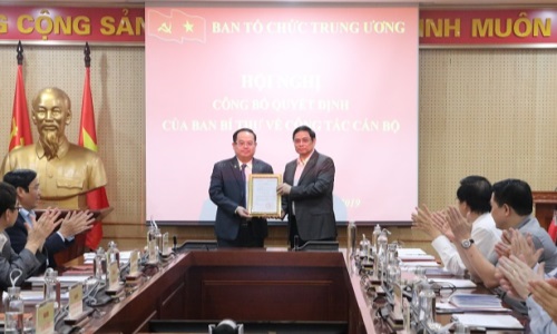 Công bố Quyết định của Ban Bí thư bổ nhiệm Phó Trưởng Ban Tổ chức Trung ương